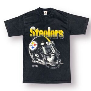 Vtg 90s Pittsburgh Steelers Riddell Shirt Youth XL (Men's Medium) Football NFL